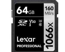 Lexar Professional 64GB SD kart 1066X