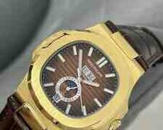 Patek Philippe Nautilus Gold Brown qol saatı