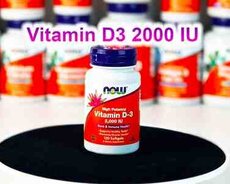 Vitamin D3 2000 IU NoW Foods