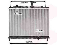 Kia Rio 2005-2009 su radiatoru