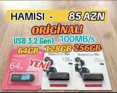 Flaş kart 256GB USB 3.2 100MBs