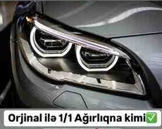 BMW F10 qoşa xətt led farası