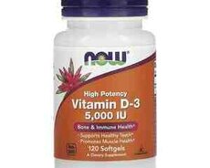 Vitamin D-3 NOW Foods