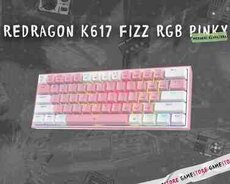 Mexaniki klaviatura Redragon K617 Fizz RGB Pinky