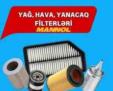 Mannol Yağ yanacaq, hava filterləri