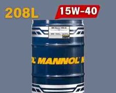 MANNOL Dizel 15W-40, 208L mühərrik yağı