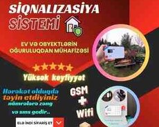 Siqnalizasiya sistemi Kerui GSM+Wifi