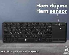 2E Touch Keyboard KT100 WL Black 2E-KT100WB