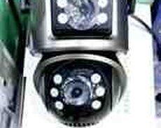 Simsiz Wifi ptz 2 kamera 360 8mp4K 64GB