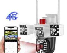 4G sim kartl ptz 4 kamera 360 8mp4K+64GB