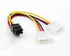 Dual molex to 6 pin