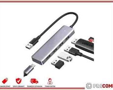 50985 UGREEN 4-Port USB3.0 Hub with USB-C Power Supply CM219
