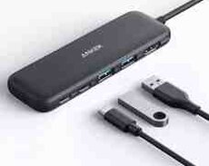 Hub Anker 332 USB-C Hub 5-in-1 Black A8355H11