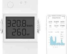 SonOff POWR320D WiFi enerji və güc ölçən cihaz üçün müdafiə 1 output  20 A  220 V