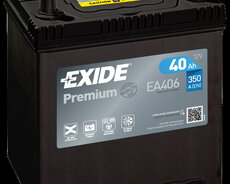 аккумулятор exide premium 40 Ah R+ 350 A Ea406
