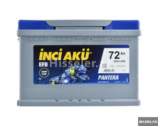 Аккумулятор Inci Aku Efb 72 Ah R+ 680a L3 072 068 013