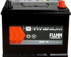 Akkumulyator Fiamm Titanium Black 75 Ah R+ 640 A D26 75 7905