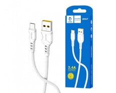 Usb Denmen D06 T type-c 1 metr ağ