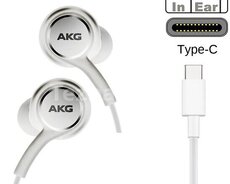 Simli Qulaqlıq Akg İo-100 White Type-c
