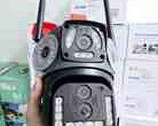 Simsiz Wifi ptz 5 kamera 10X ZOOM 8mp4K +64GB