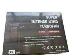 Fırçasız mühərrik uzunmüddətli sabitlik X6 Super Intense Wind Turbofan Sürəti 52 ms 130.000 rpm