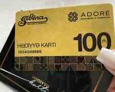 Hədiyyə kartı Adore