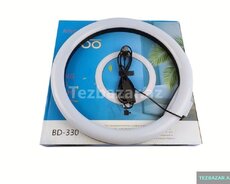 Dairevi Lampa Bd-330 Ağ işiqla ( 33sm) Ştativ ilə birlikdə