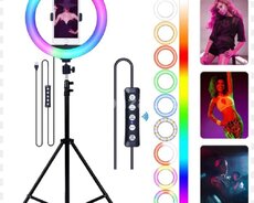 Круглая лампа Mj-30 (RGB и белый свет)
