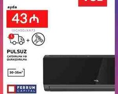 Kondisioner TCL 9000BTU Black