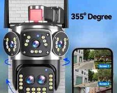 Wi-Fi PTZ Kamera 360FHD 8MP4K+64GB