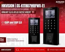 Girişə biometrik nəzarət terminalı Hikvision DS-K1T807MBFWX-E1