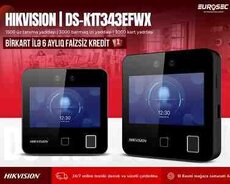Hikvision girişə biometrik nəzarət terminalı DS-K1T343EFWX