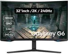 Monitor Samsung Odissey G6 32  QHD 2K  240Hz