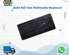 Multimedia klaviatura Jedel K27 USB