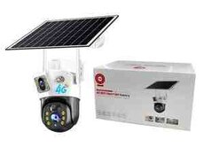 4G Sim kartlı Solar 360 FHD kamera 6MP+64GB