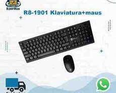 Klaviatura və siçan dəsti R8-1901