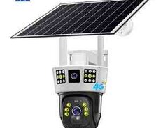 4G Sim kartlı Solar 360 FHD kamera 6MP+64GB