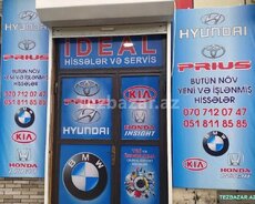 Hyundai, Kia Bmw ehtiyat Hissələri və Satışı