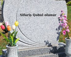 Ucuz Qranit Məzar Daşları | Şəkil və Yazı ilə