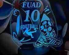 Futbol işıqlı suvenir