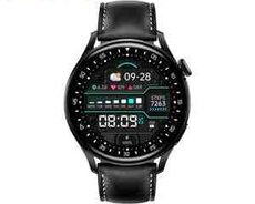 D3 PRO KLASSIK SMART SAAT (Qara Dəri kəmərli) 050ACC17