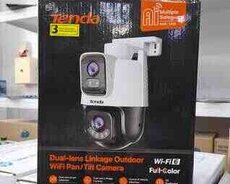 Kamera Tenda CH9-WCA 6MP Dual-Lens Linkage Outdoor Wi-Fi Pan, Tilt
