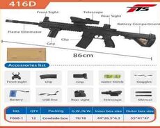 Oyuncaq gel blaster silah M416 1 daraqlı versiya 104T69