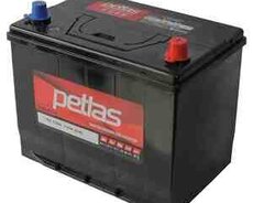 Akkumulyator 45 AH 12V (SOL+) NS60 -SMF-B0-(1)-(B)- PETLAS AKU ASIA