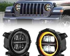 Jeep Wrangler 4 lupalı led fara dəsti