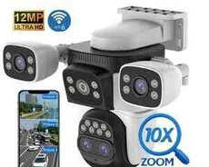 Wi-Fi PTZ kamera 360FHD 8MP, 4K+64GB
