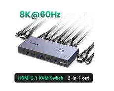 HDMI 2.1 KVM Switch Ugreen 8K 60Hz