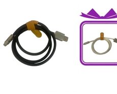 Usb kabel Metal Başlı Ligthning + Micro Usb Hədiyyəli