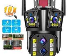 WiFi PTZ Kamera 360FHD 12MP, 4K+64GB