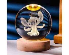 Stitch Kristal Kürə İşıq
